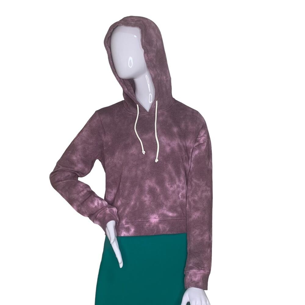 Threads 4 Thought NWT Hoodie Long Sleeve Cloud Wash Tie Dye Purple Size S